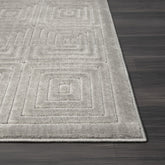 8' x 10' Gray Geometric Area Rug
